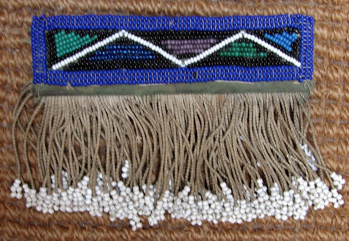 Ndebele beaded apron panel — photo 3 of 3